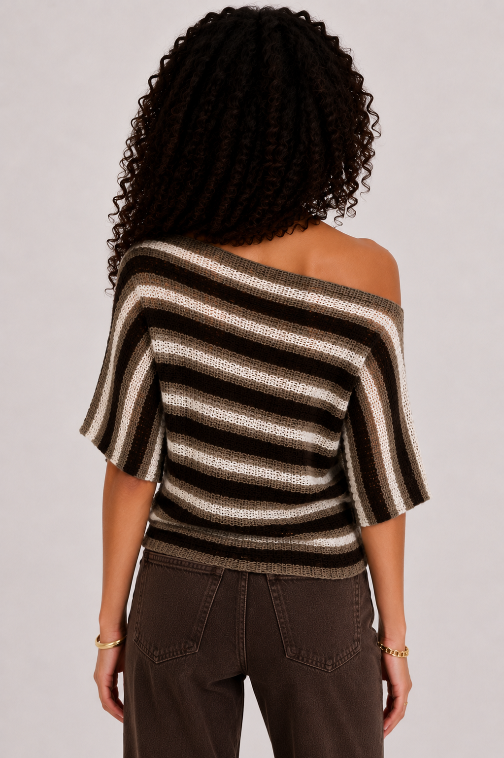 Mocka stripe top